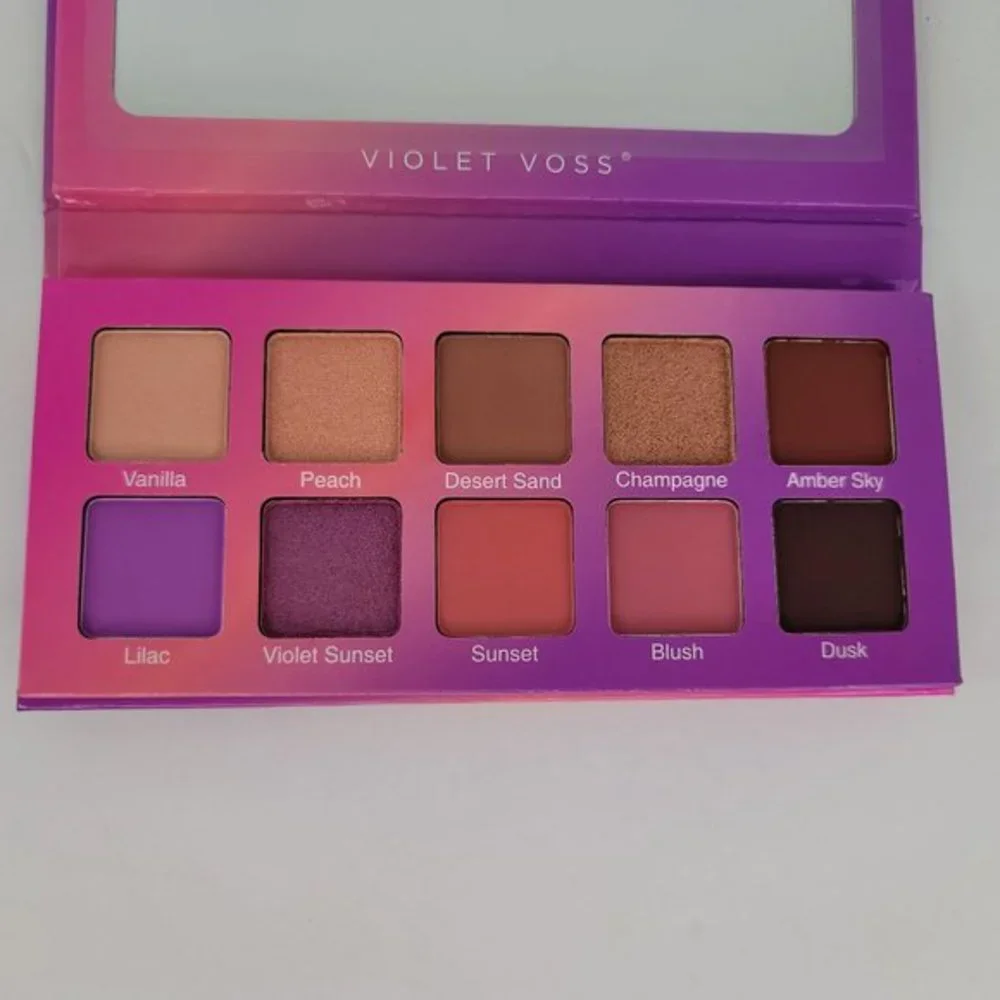 VIOLET VOSS Violet Sunset 10 Eyeshadow‎ Palette Warm Purple Pink Full NEW $36